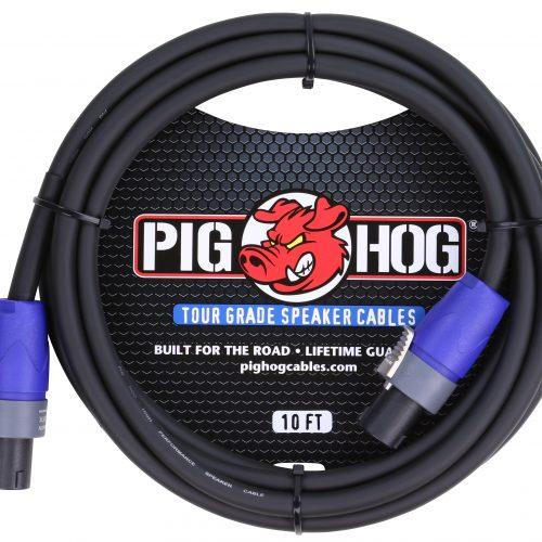 Pig Hog 10ft Speaker Cable, SPKON to SPKON
