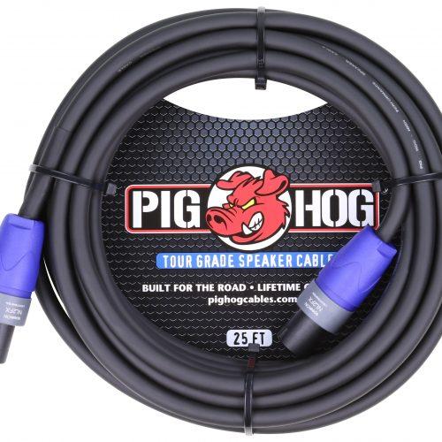 Pig Hog 25ft Speaker Cable, SPKON to SPKON