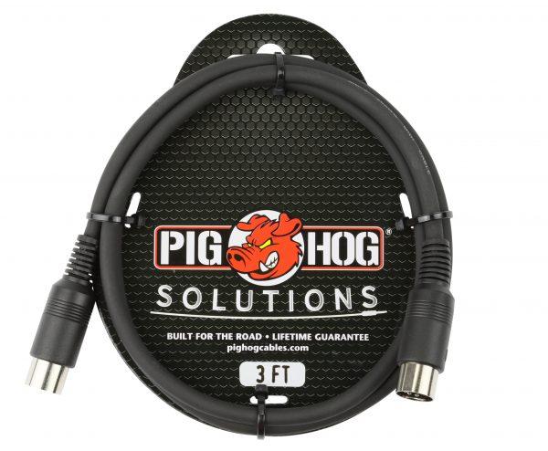 Pig Hog Solutions - 3ft MIDI Cable