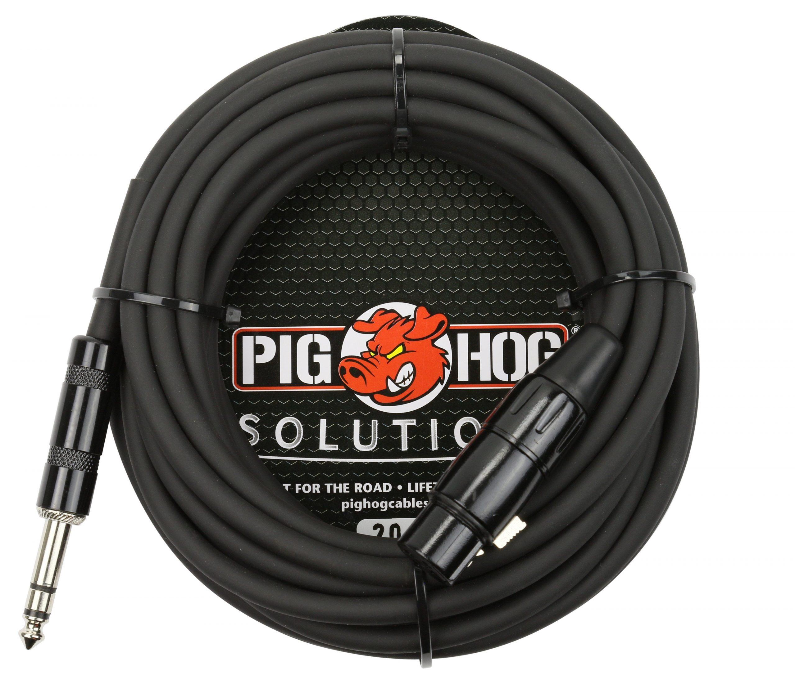 Pig Hog Solutions - 20ft TRS(M)-XLR(F) Balanced Cable
