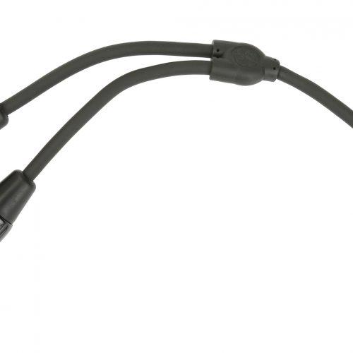 Pig Hog Solutions - 6" Y Cable, XLR(M)-Dual XLR(F)
