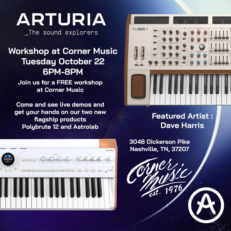 Arturia :: Event at Corner Music