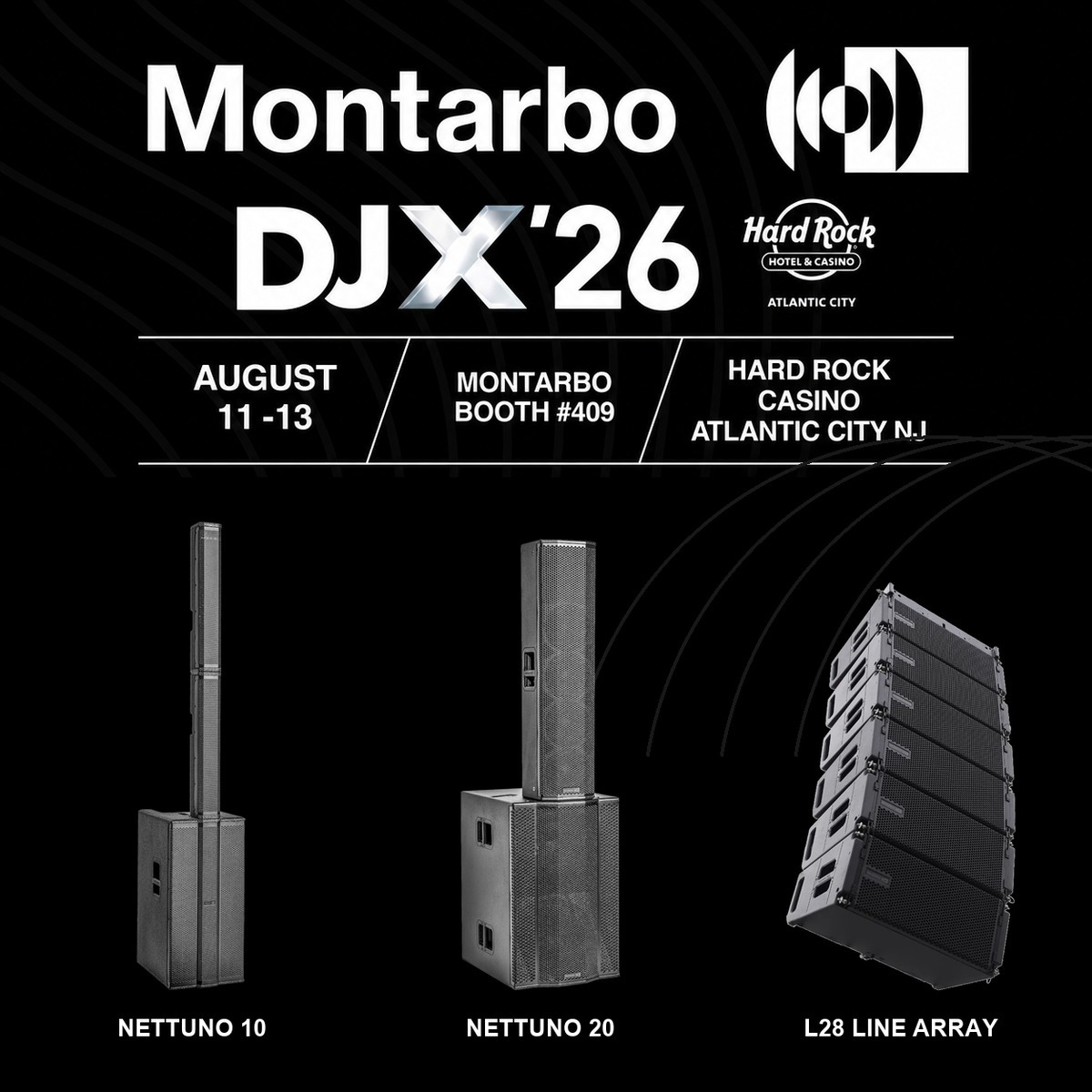 Hear Montarbo at DJX ’26: Nettuno 10, Nettuno 20 and the New L28 featured image